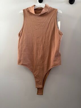 A New Day Sleeveless Ribbed Tank - Tan